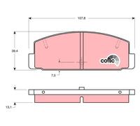 TRW GDB1027 Kit pastiglie freni