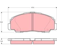 TRW AUTOMOTIVE GDB1135 Past.FR.Ant Daihatsu Rocky Hard Top (F7