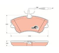 Pastiglie freno GDB1270 TRW per RENAULT ESPACE III