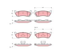 Set di pastiglie freno TRW GDB1379, posteriore