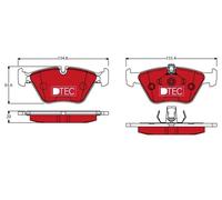 TRW GDB1404DTE Kit pastiglie freni