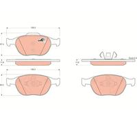 TRW GDB1532 Kit Pastiglie Freno a Disco
