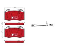 TRW GDB1543DTE Kit pastiglie freni