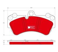 Pastiglie freno GDB1547DTE TRW per VW PORSCHE