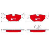 Set di pastiglie freno TRW GDB1626DTE, posteriore