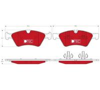 TRW Set di pastiglie freno GDB1642DTE – anteriore