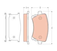 TRW AUTOMOTIVE GDB1661 Past.Fr.Audi A8