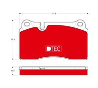 Set di pastiglie freno TRW GDB1670DTE, fronte