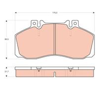Set di pastiglie freno TRW GDB1695