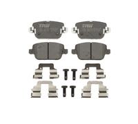 TRW GDB1732 Pastiglie Freno Set di 4 para Ford Focus II (DA_, HCP, DP) 2004-2013 Assale Posteriore e Altri Veicoli