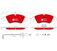 Set di pastiglie freno TRW GDB1768DTE, anteriore