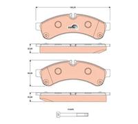 Set di pastiglie freno TRW GDB1780