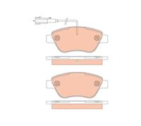 Pastiglie freno GDB1879 TRW per FIAT PANDA 500 PANDA Furgone/hatchback 500 C