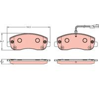 Pastiglie freno GDB1910 TRW per NISSAN OPEL RENAULT
