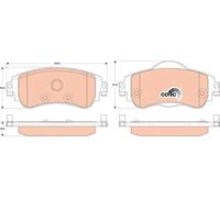 TRW AUTOMOTIVE GDB1917 Past.FR. Ant Citroen C4 06/10>
