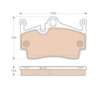 Set di pastiglie freno TRW GDB1961, posteriore