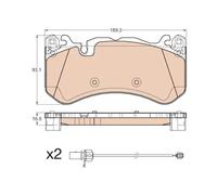 Pastiglie freno GDB1977 TRW per MERCEDES-BENZ AUDI
