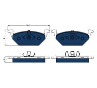 TRW GDB1984BTE Kit pastiglie freni