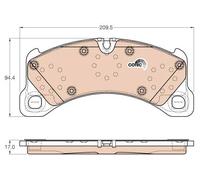 Set di pastiglie freno TRW GDB2004, anteriore