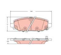 TRW Kit pastiglie freno GDB2360 - freno a disco per Jeep Wrangler IV (JL) 2017-