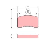 TRW GDB262 Kit pastiglie freni