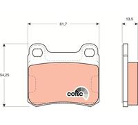 Set di pastiglie freno TRW GDB294, posteriore