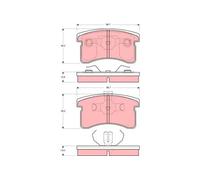 TRW GDB3126 Kit pastiglie freno, Freno a disco
