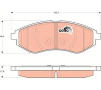 TRW GDB3330 Kit pastiglie freni