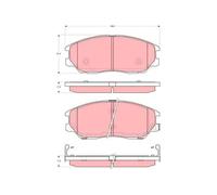 JTE796 TRW TESTA BARRA D'ACCOP.