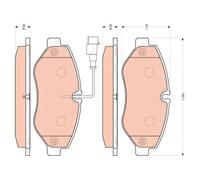 Set di pastiglie freno TRW GDB3439