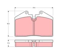 Pastiglie freno GDB379 TRW per PORSCHE AUDI FERRARI MASERATI