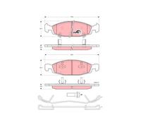 Trw Pattini Freno Jeep Grand Cherokee Ii (Wj, Wg) 4.0 Gdb4120