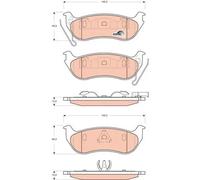 TRW GDB4139 Kit pastiglie freni