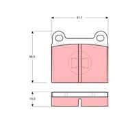 TRW GDB648 Kit pastiglie freni