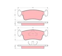 TRW GDB867 Kit pastiglie freni