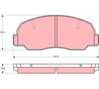 TRW GDB980 Kit pastiglie freni