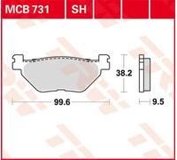 Pastiglie freno in metallo sinterizzato Sv Trw Yamaha Scr/xv/xvs/xt/fjr/tdm/vmx