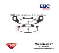 Coppia pastiglie freno anteriori EBC KAWASAKI GPX 600 R 1988/1993 SUZUKI GSF
