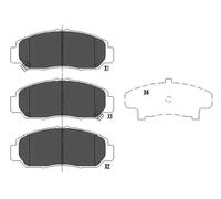KAVO PARTS KBP-2037 Kit pastiglie freni