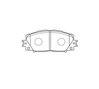 Pastiglie freno KBP-9140 KAVO PARTS per TOYOTA LEXUS