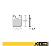 PASTIGLIE FRENO KH115 KTM SX 60/65 '98-01 ANTERIORI