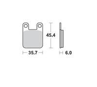 PASTIGLIE FRENO KH115 SINTER METAL ENDURO: 21 (NITRO) ANTERIORE KTM: 65 2000-200
