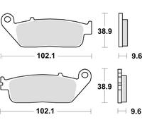 Set di pastiglie freno TRW MCB677