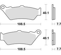 Set di pastiglie freno TRW MCB671SV