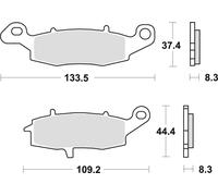 Set di pastiglie freno TRW MCB681