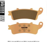 PASTIGLIE FRENO KH281 / KH261 SINTERIZZATE METALLIZZATE (ORO) STREET