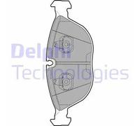 Pastiglie freno Low-Metallic LP1002 DELPHI per BMW MERCEDES-BENZ AUDI VW BENTLEY