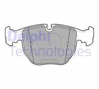 Set di pastiglie freno DELPHI LP1003, anteriore