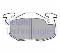 Pastiglie freno Low-Metallic LP1053 DELPHI per PEUGEOT CITROËN