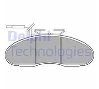 Set di pastiglie freno DELPHI LP1096, anteriore